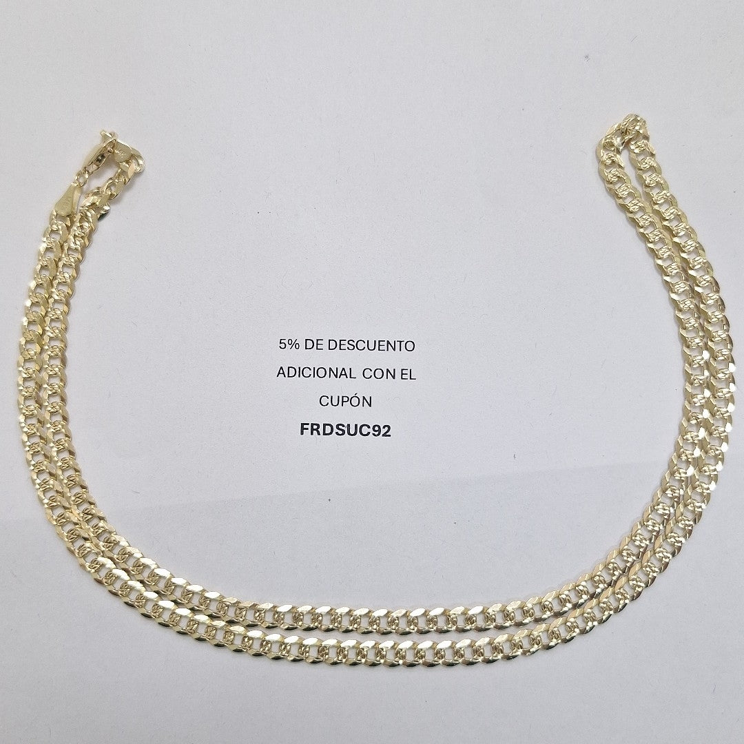 CADENA BARBADA 14K 60 CM 21.4 GR (NUEVO)