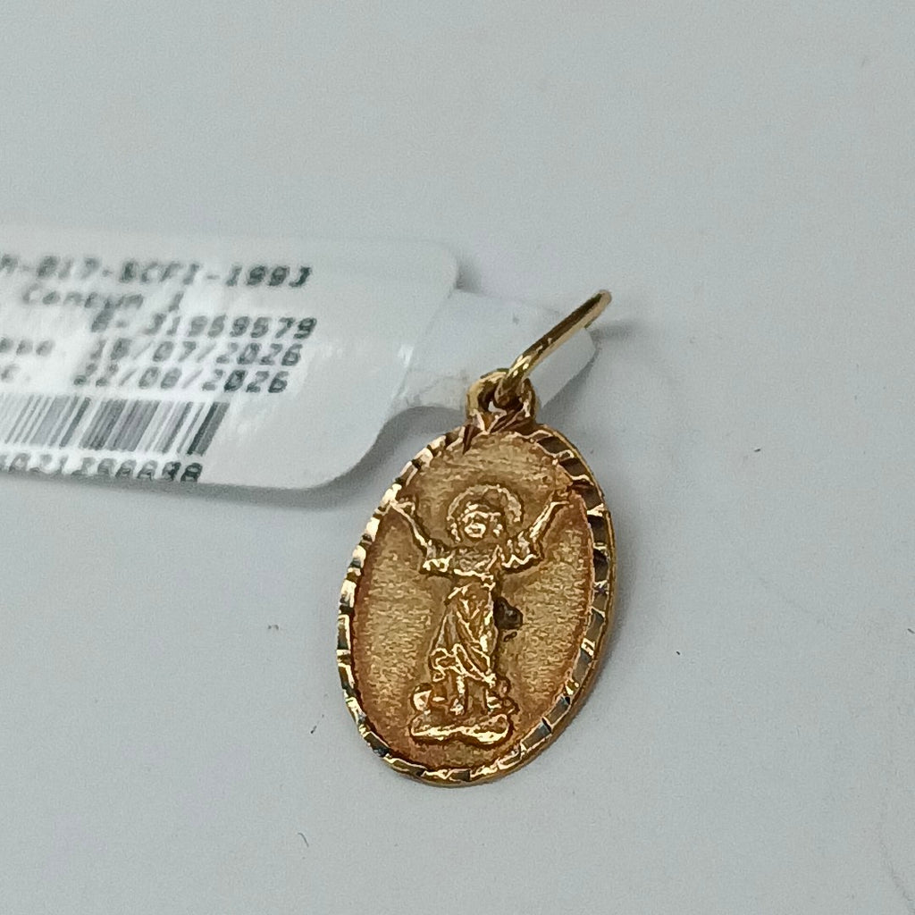 MEDALLA RELIGIOSA ORO 14 K 1.4 GRMS (SEMINUEVO)