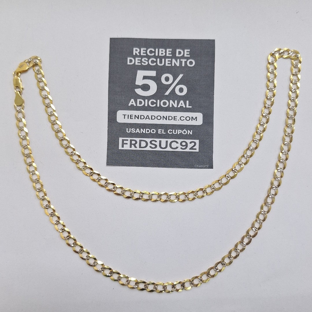 CADENA ESLABONES 14K 60 CM 17 GR (NUEVO)
