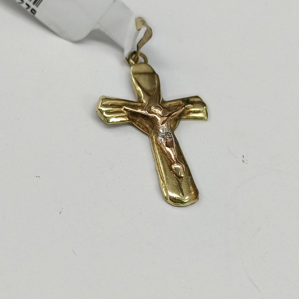 CRUCIFIJO ORO 14 K 0.8 GRMS (SEMINUEVO)