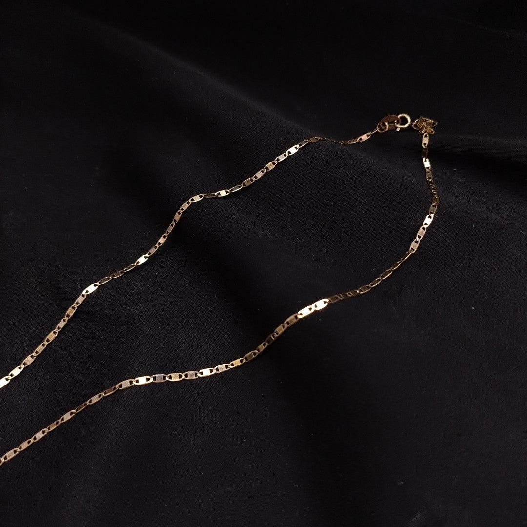 CADENA ORO COMBINADO 10 K 1,30 GRMS (SEMINUEVO)