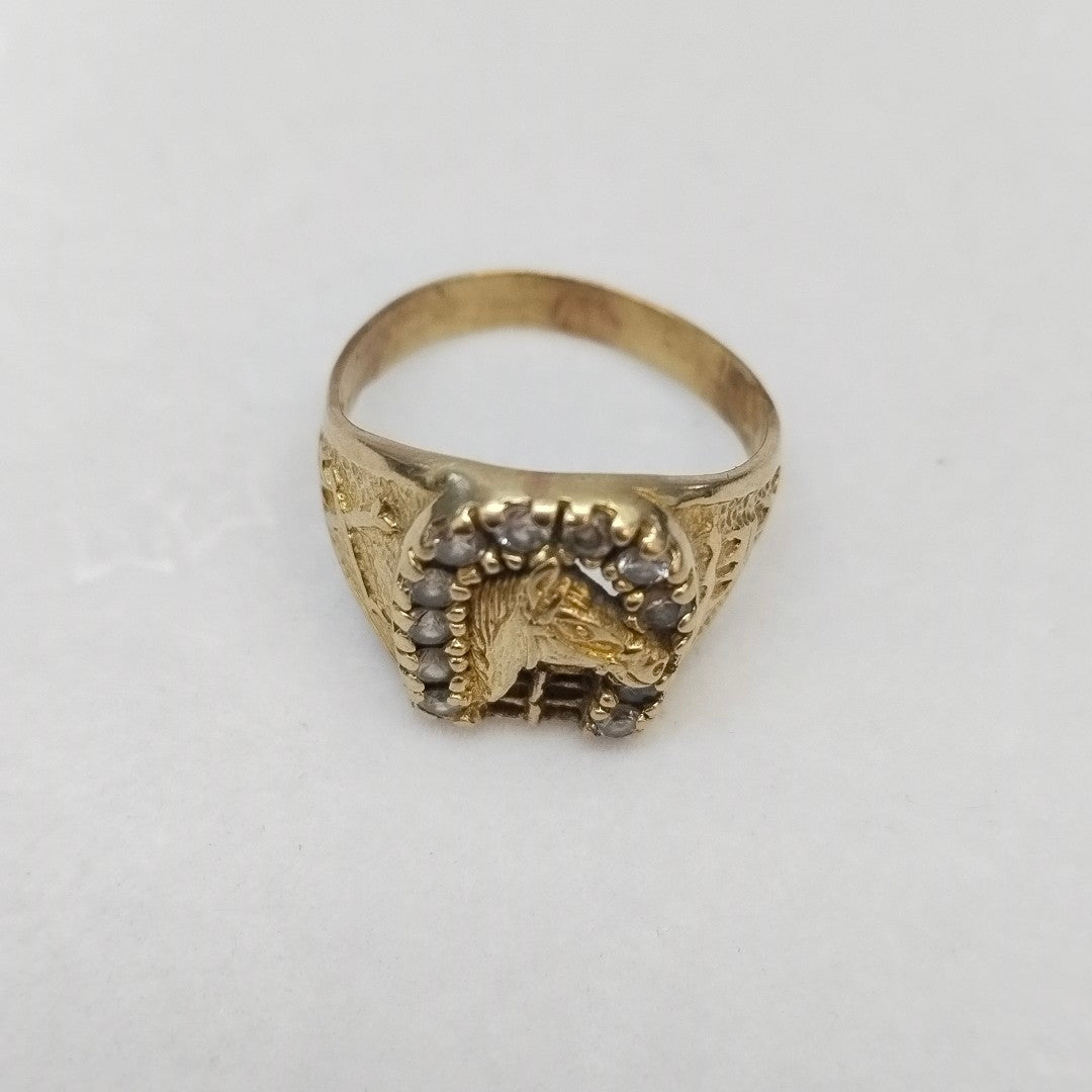 ANILLO ORO 10 K 5,10 GRMS (SEMINUEVO)