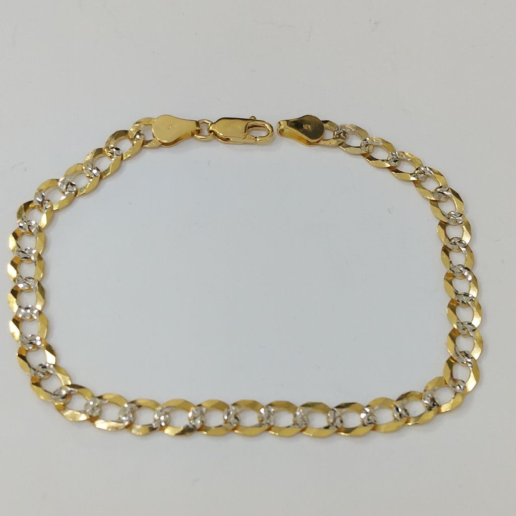 PULSERA BARBADA 14K 21 CM 6.3 GR (NUEVO)