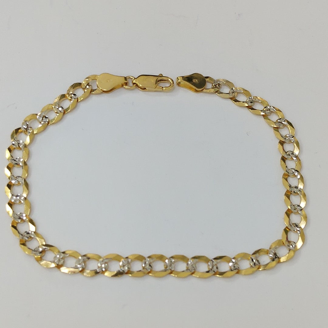 PULSERA BARBADA 14K 21 CM 6.3 GR (NUEVO)