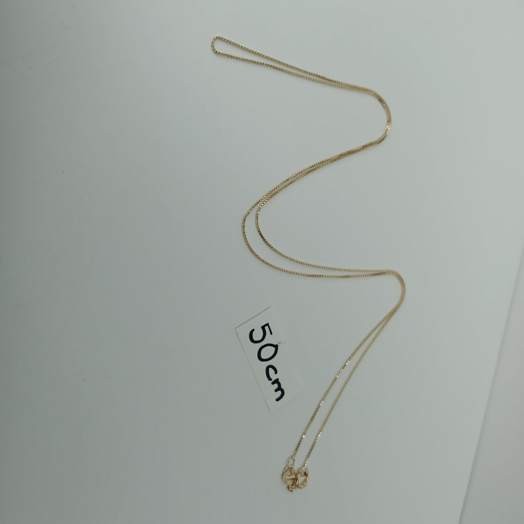 CADENA VENECIANO 14K 50 CM 1.6 GR (NUEVO)