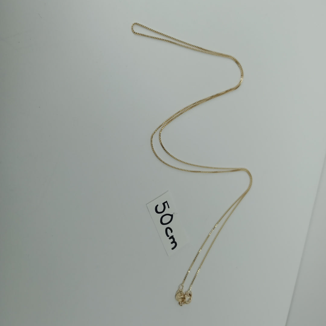 CADENA VENECIANO 14K 50 CM 1.6 GR (NUEVO)