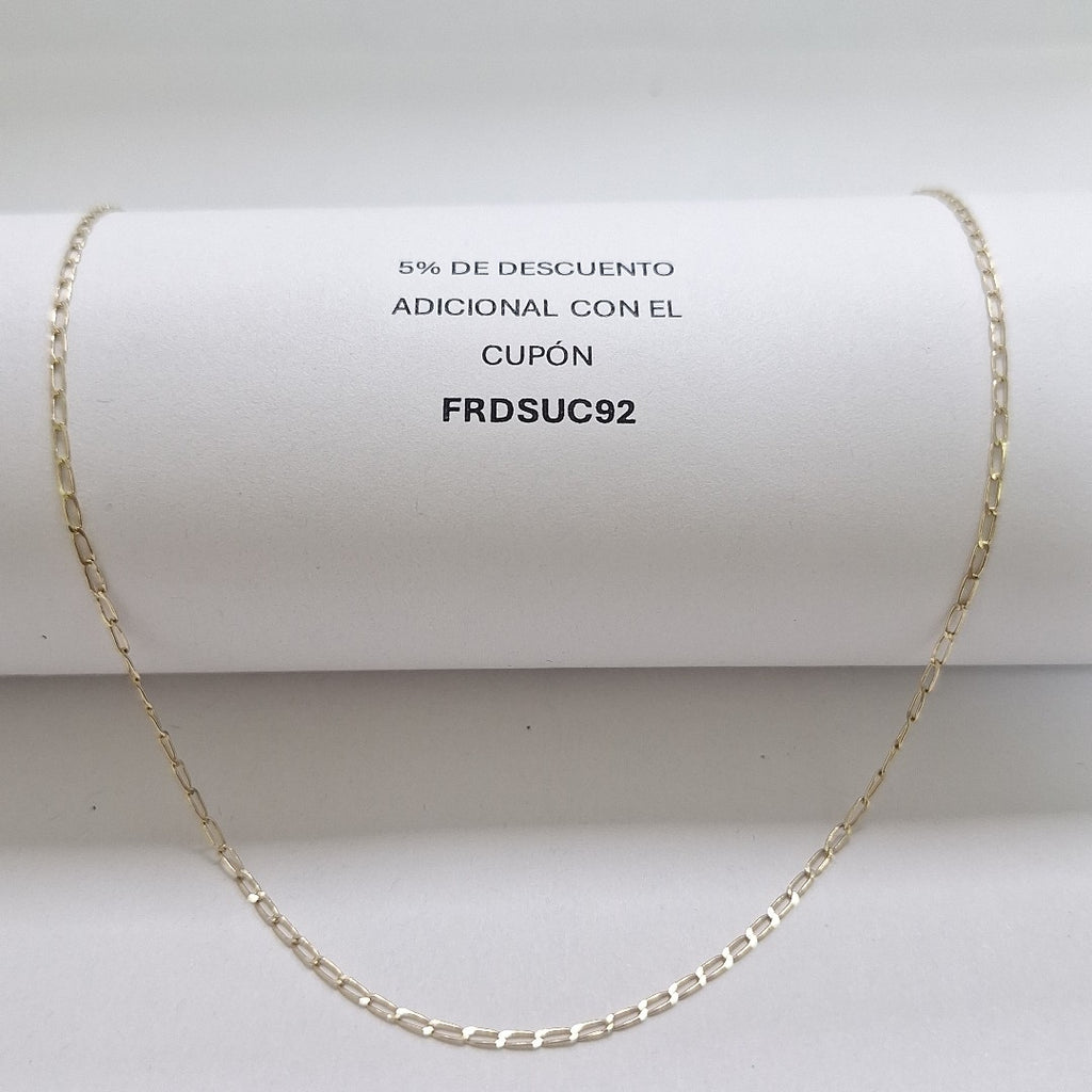 CADENAS TEJIDO ESLABONES ORO 10K 60 CM 2 GR (NUEVO)