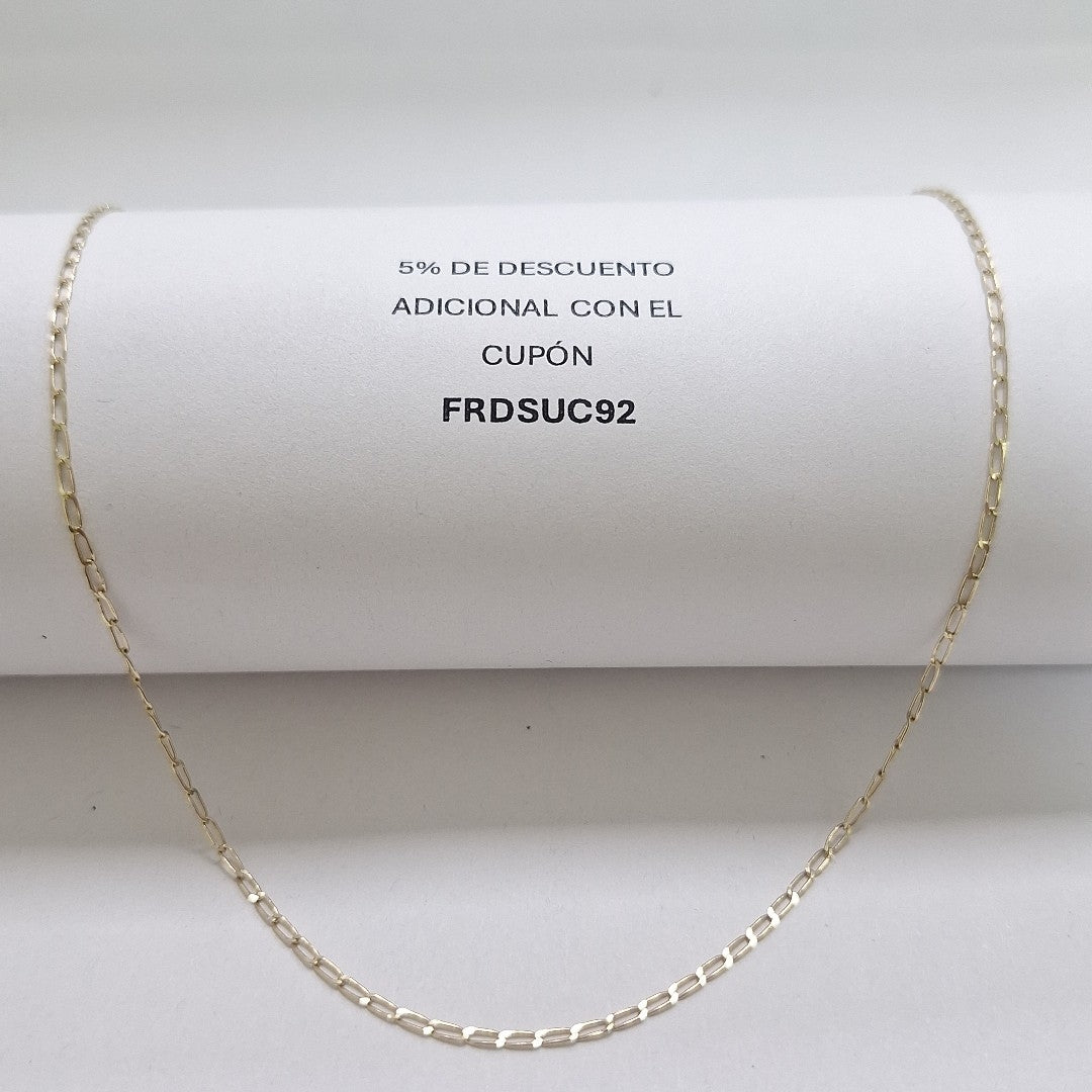 CADENAS TEJIDO ESLABONES ORO 10K 60 CM 2 GR (NUEVO)