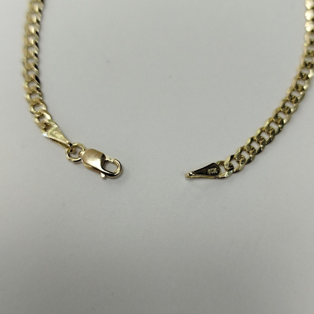 PULSERA BARBADA 14K 18 CM 3.3 GR (NUEVO)