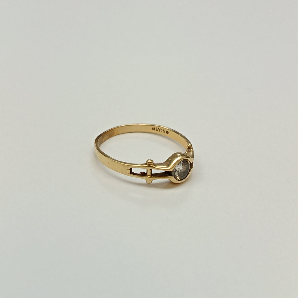 SOLITARIO ORO 14 K 2,00 GRMS (SEMINUEVO)