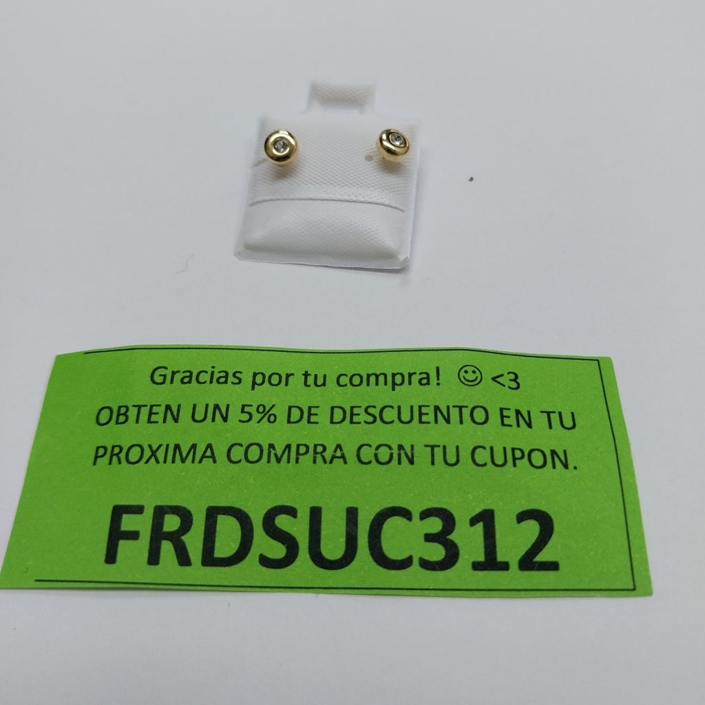BROQUELES BROQUEL C CIRCONIA 14K 0.27 GR (NUEVO)