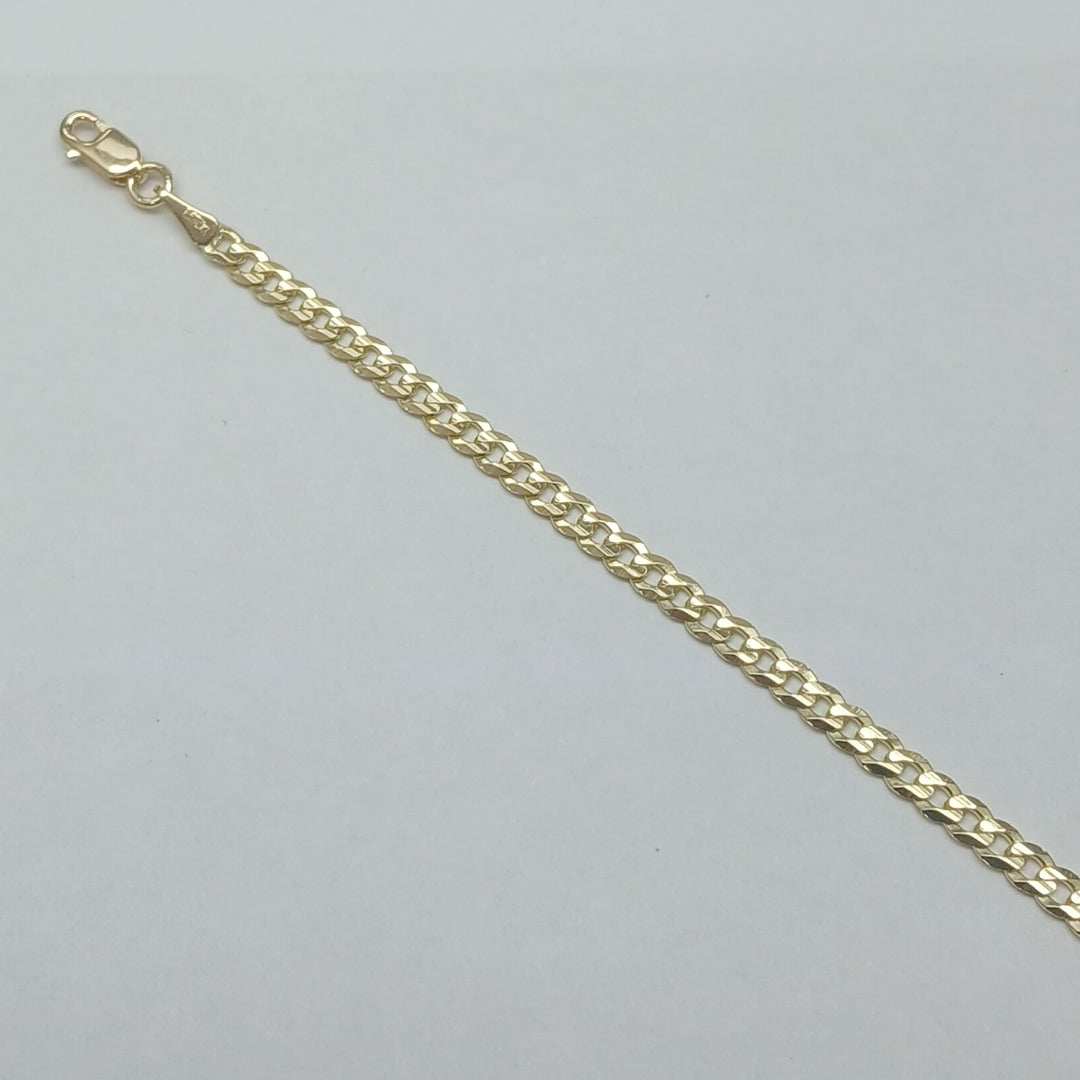 PULSERA BARBADA 14K 18 CM 3.2 GR (NUEVO)