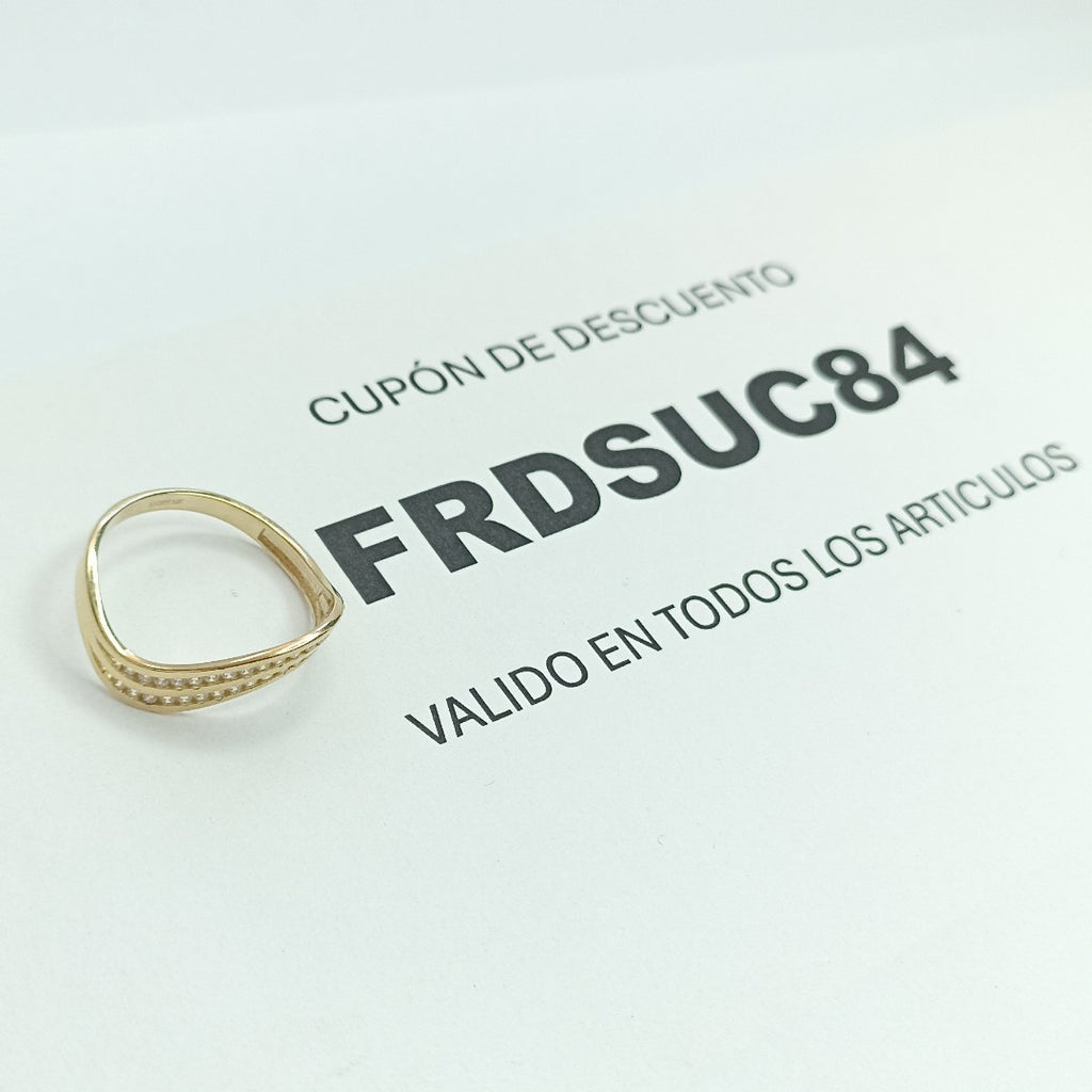ANILLOS DAMA ORO 14K 2 (NUEVO)