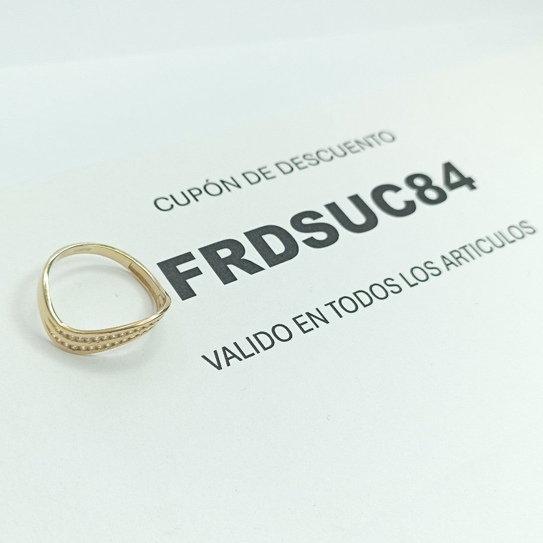 ANILLOS DAMA ORO 14K 2 (NUEVO)