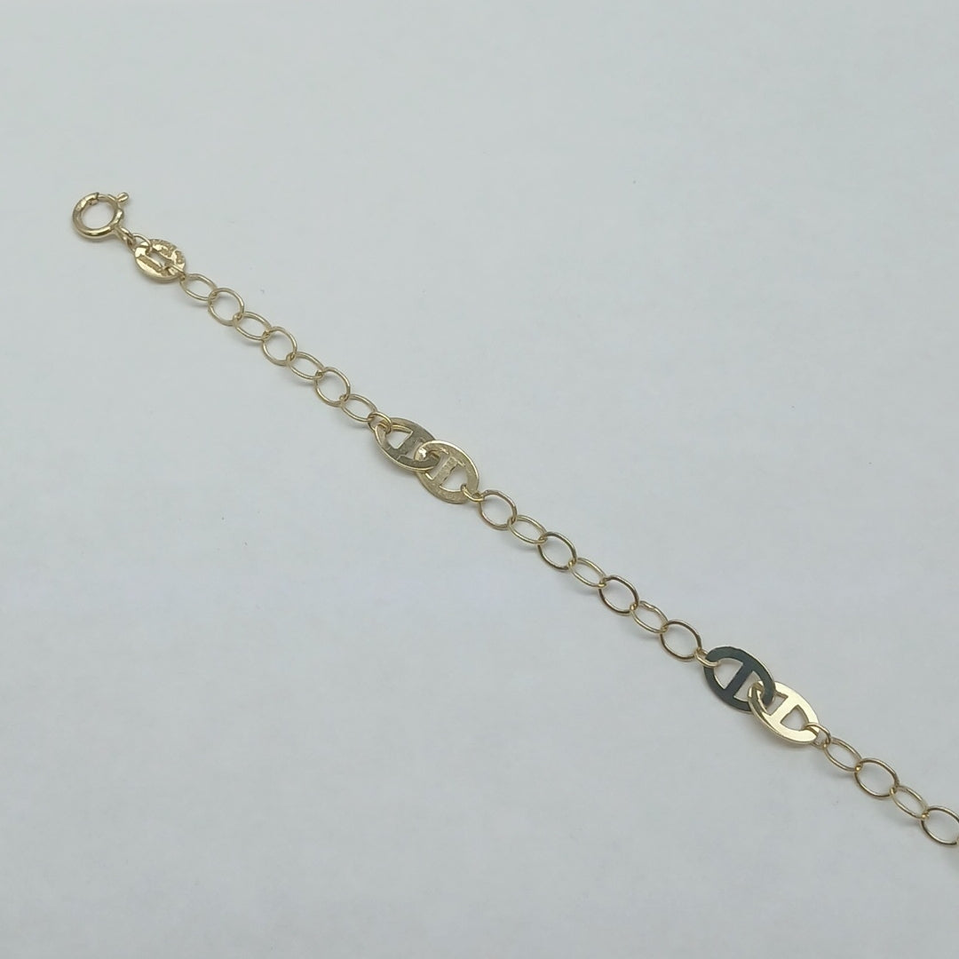 PULSERA ESPECIAL 14K 18 CM 1.5 GR (NUEVO)