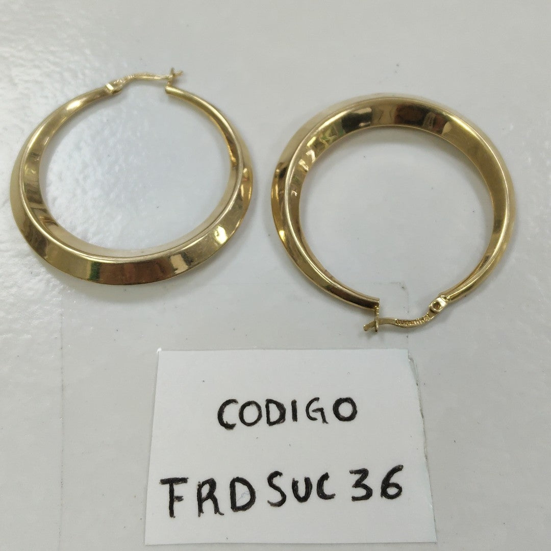 ARRACADAS PAR ORO 14 K 6,20 GRMS (SEMINUEVO)