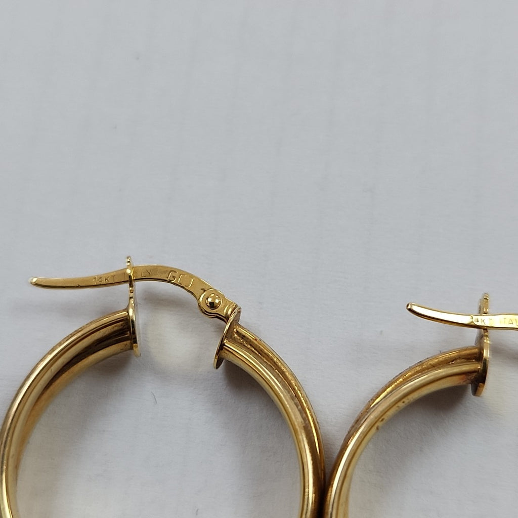 ARRACADAS PAR ORO 14 K 2,80 GRMS (SEMINUEVO)