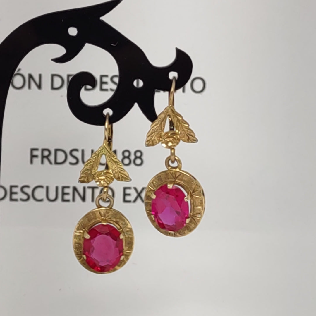 ARETES PAR ORO 10 K 4,50 GRMS (SEMINUEVO)
