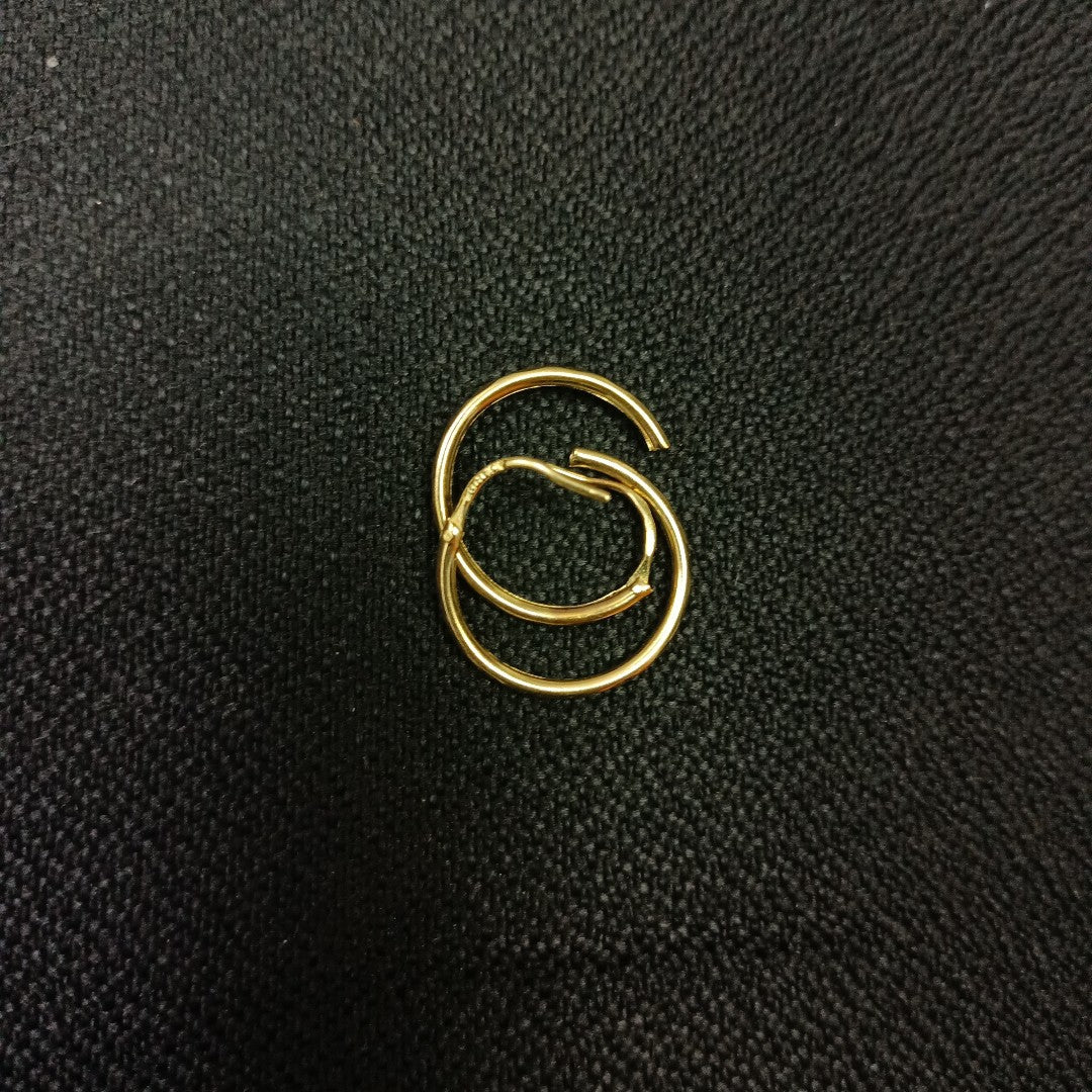 ARRACADAS PAR ORO 10 K 0.6 GRMS (SEMINUEVO)
