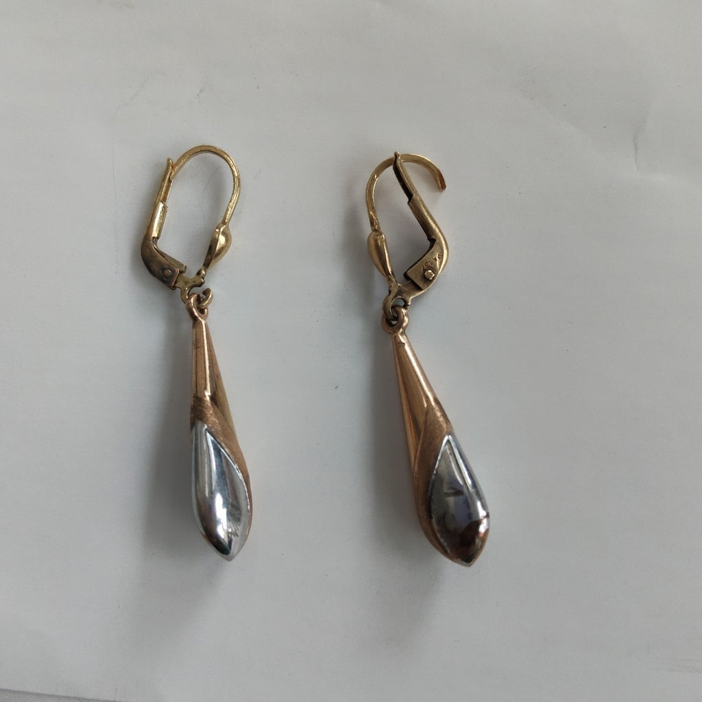 ARETES PAR ORO 14 K 2.2 GRMS (SEMINUEVO)