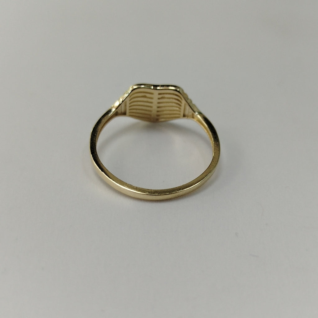 ANILLOS CORAZON 14K TALLA 8 1.8 GR (NUEVO)