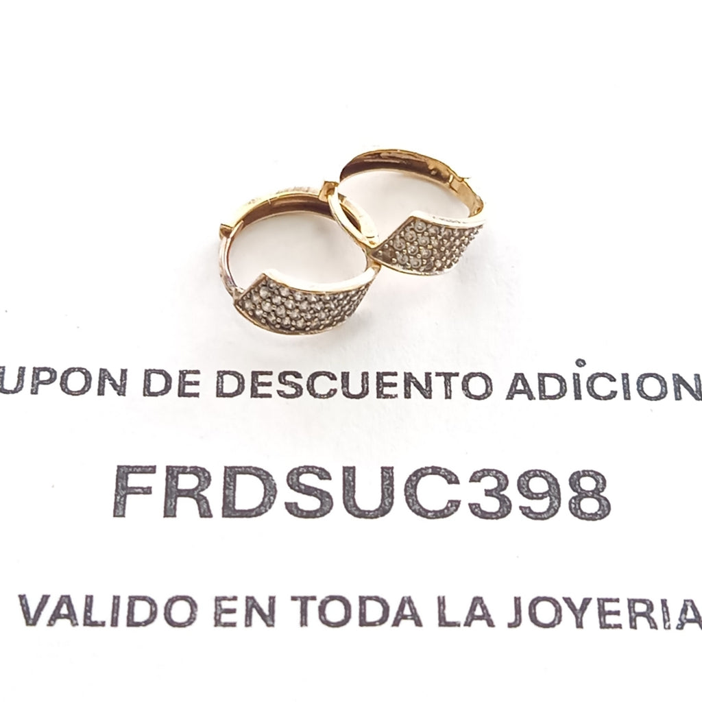 BROQUELES PAR ORO 10 K 1,70 GRMS (SEMINUEVO)