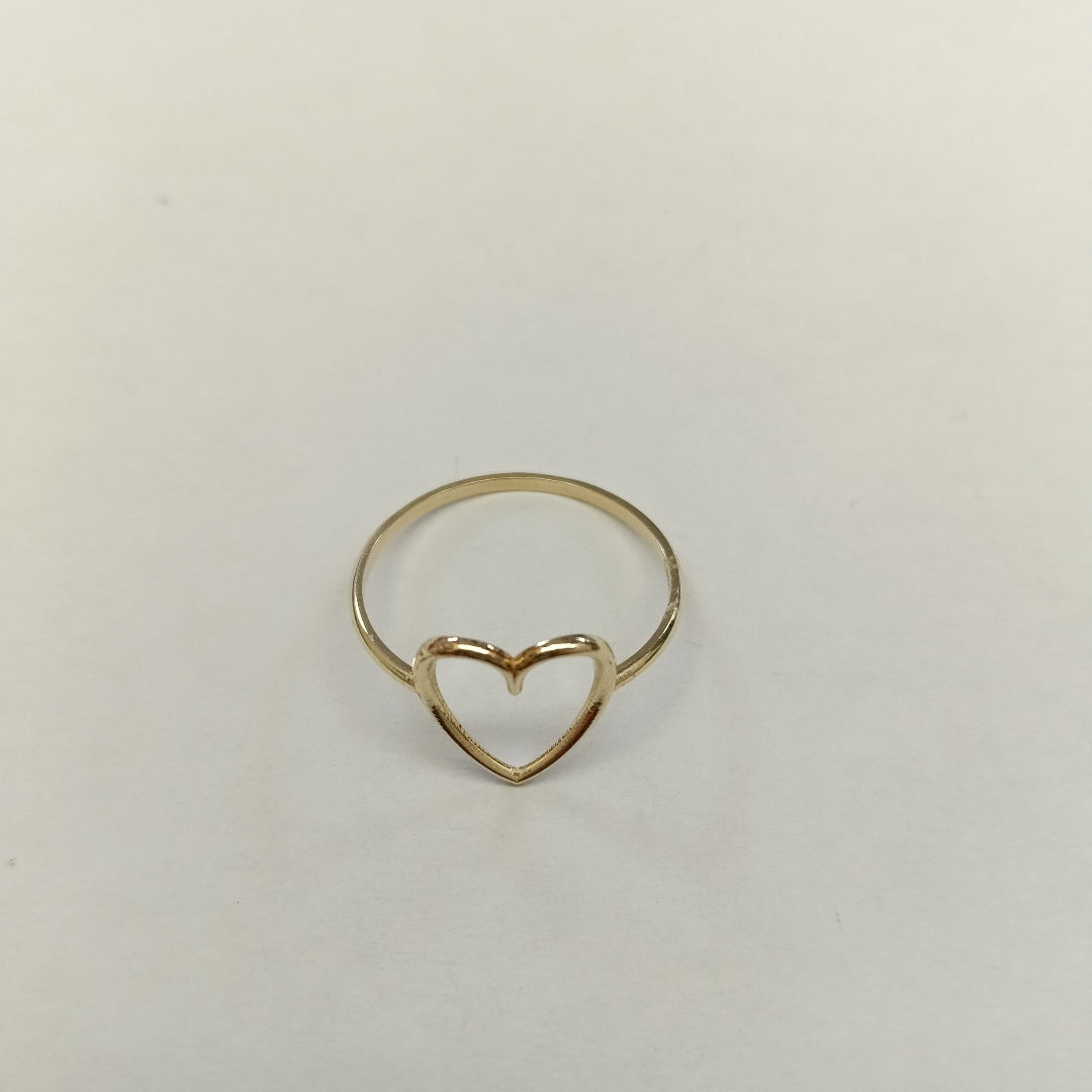ANILLOS ANILLITO FIG CORAZON 10K TALLA 8 0.8 GR (NUEVO)