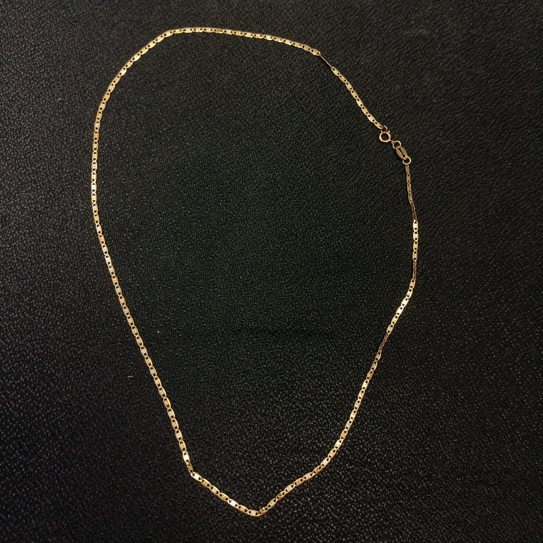 CADENA ORO COMBINADO 10 K 1.3 GRMS (SEMINUEVO)