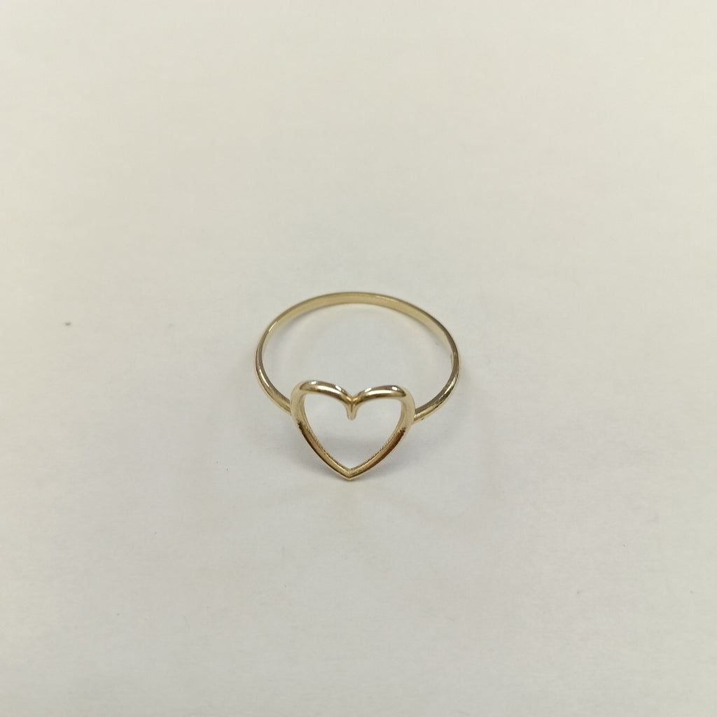 ANILLOS ANILLITO FIG CORAZON 10K TALLA 8 0.9 GR (NUEVO)