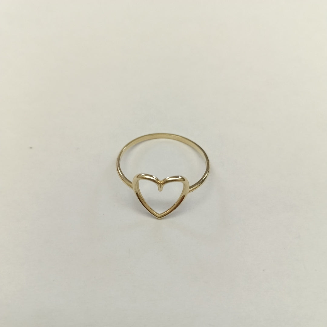 ANILLOS ANILLITO FIG CORAZON 10K TALLA 8 0.9 GR (NUEVO)