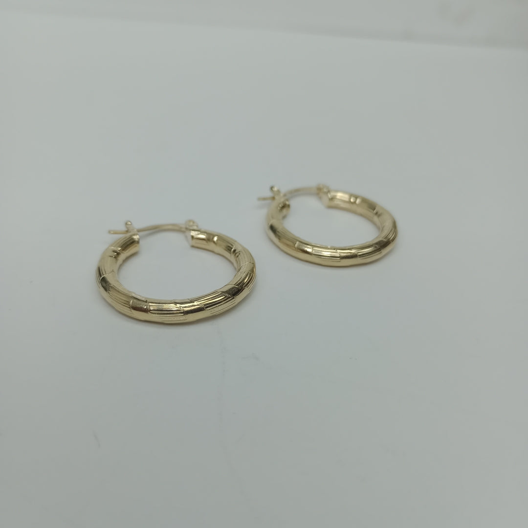 ARETES ARRACADAS 14K 2.6 GR (NUEVO)
