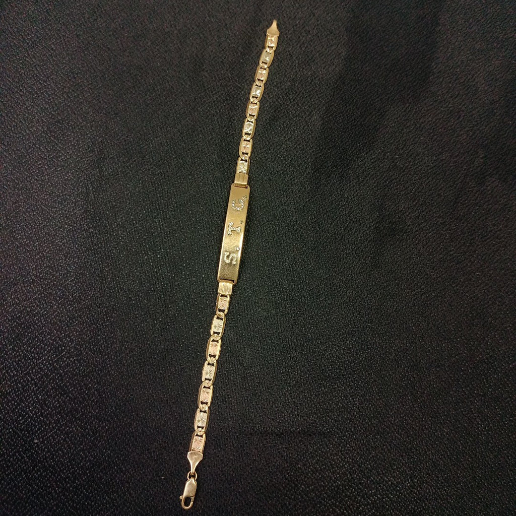 ESCLAVA ORO COMBINADO 14 K 10,20 GRMS (SEMINUEVO)