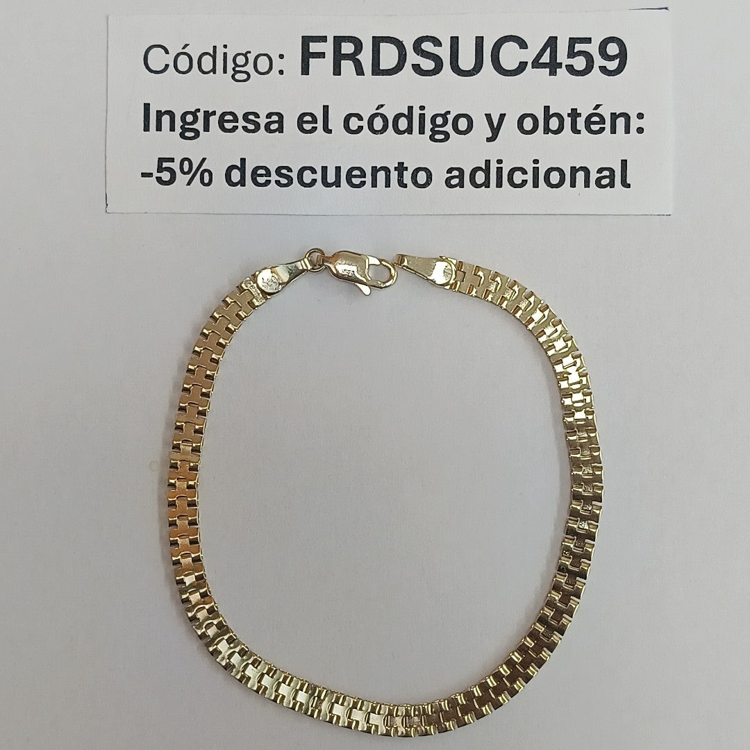 PULSERA ESPECIAL 14K 18 CM 4 GR (NUEVO)