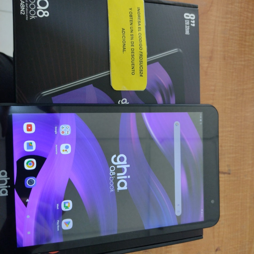 TABLETA GHIA GA8N2 64 GB 4 GB RAM (SEMINUEVO)
