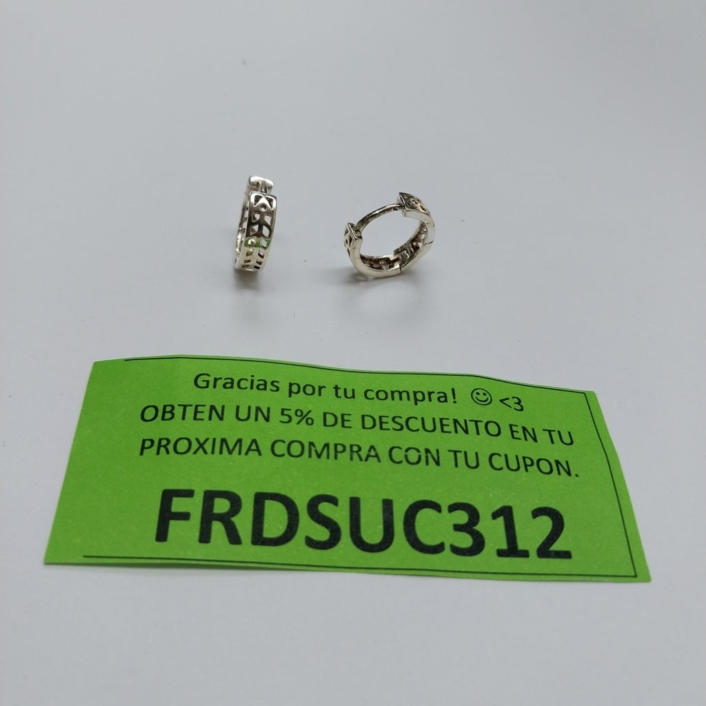 ARRACADAS PLATA .925 2.5 GR (NUEVO)