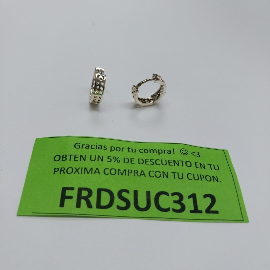 ARRACADAS PLATA .925 2.5 GR (NUEVO)