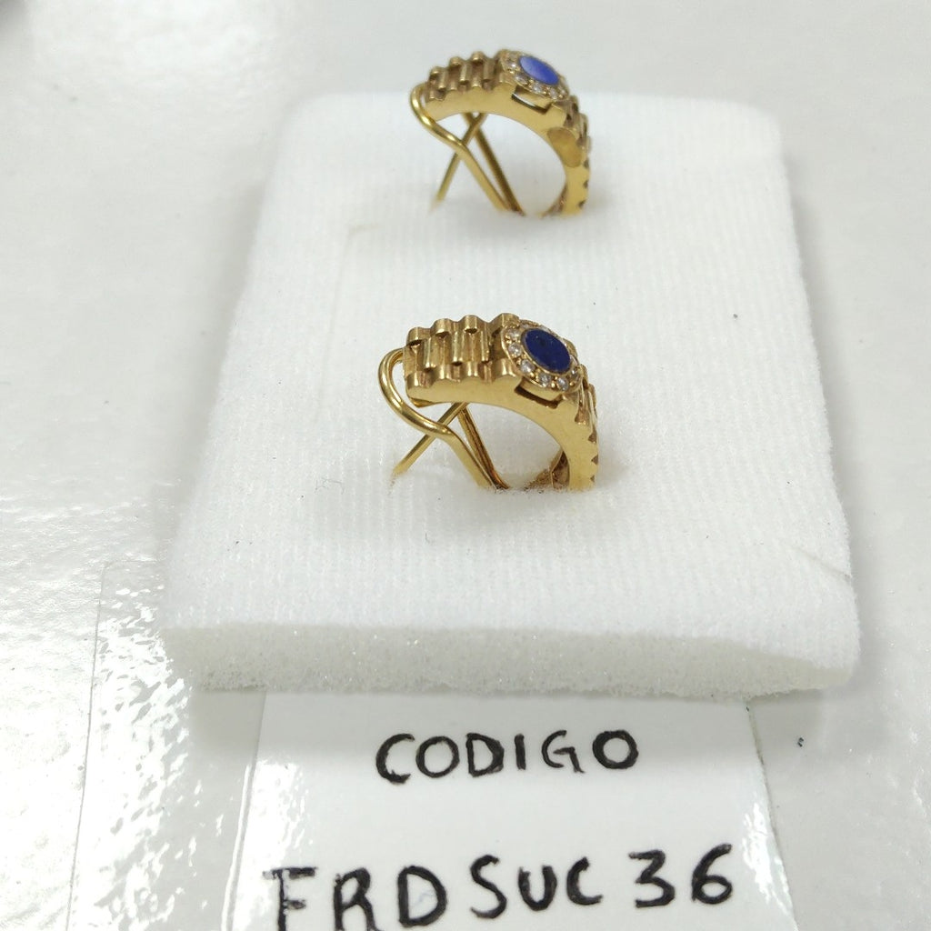 ARETES PAR ORO 18 K 14,70 GRMS (SEMINUEVO)
