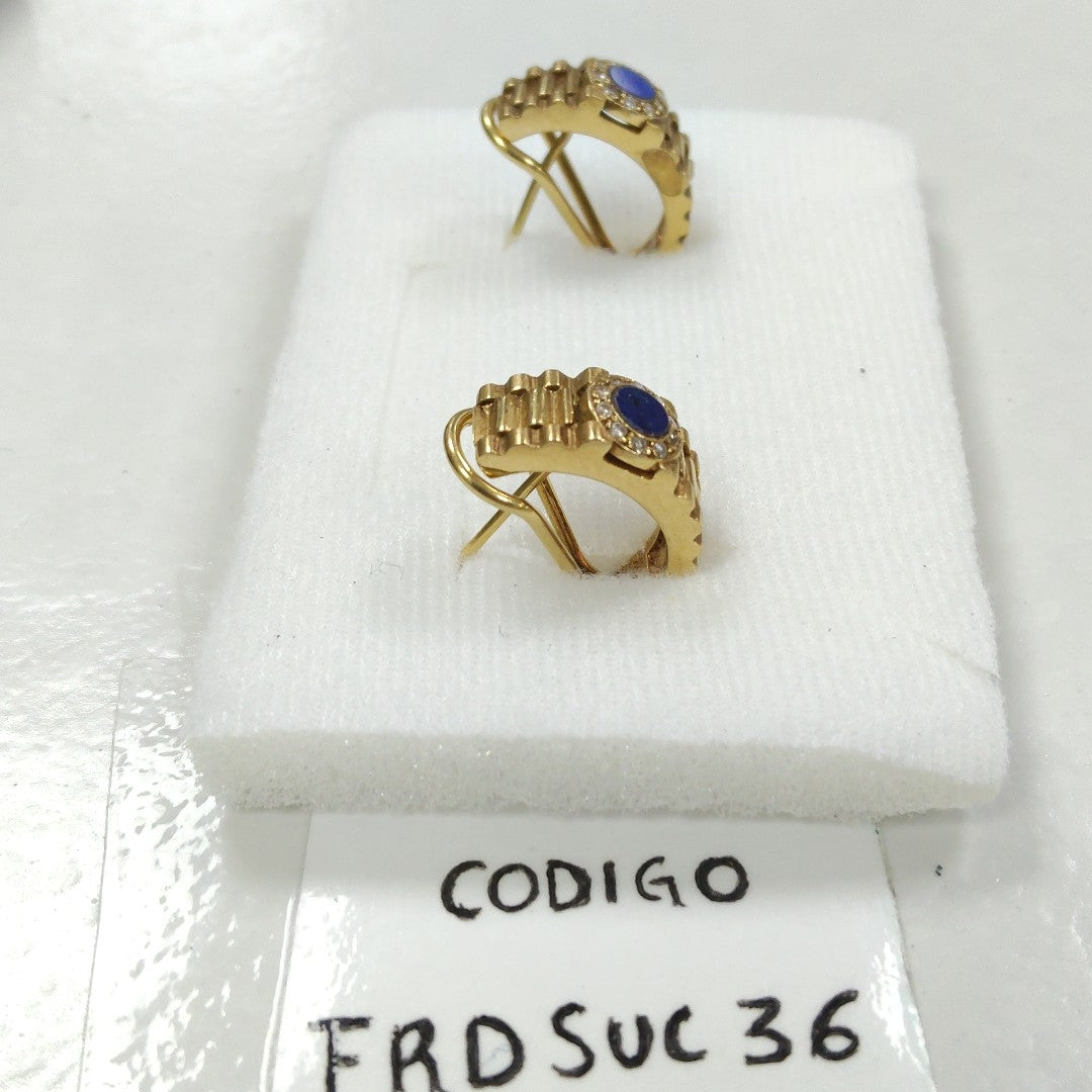 ARETES PAR ORO 18 K 14,70 GRMS (SEMINUEVO)
