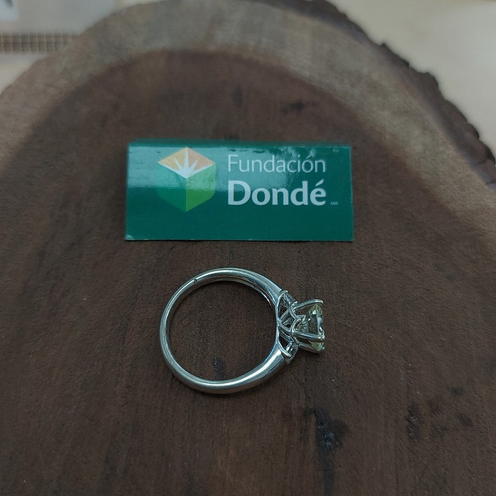ANILLITO ORO, ORO BLANCO 18 K 4.3 GRMS (SEMINUEVO)