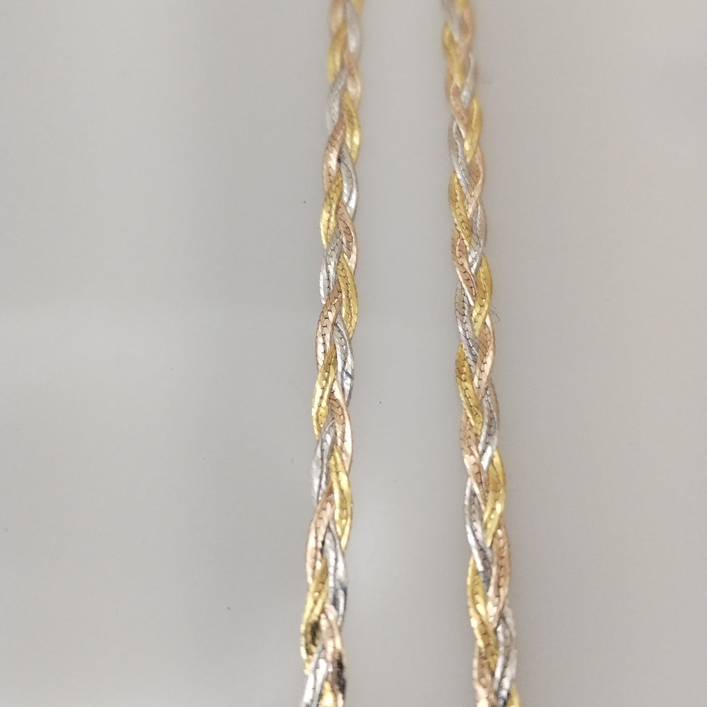 CADENA ORO COMBINADO 14 K 3.1 GRMS (SEMINUEVO)