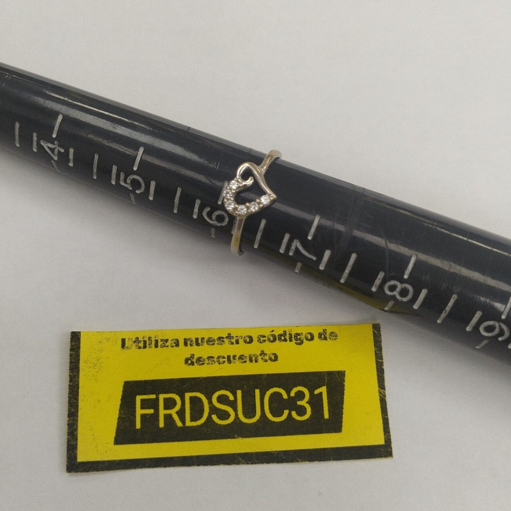 ANILLITO ORO, ORO BLANCO 14 K 1.4 GRMS (SEMINUEVO)