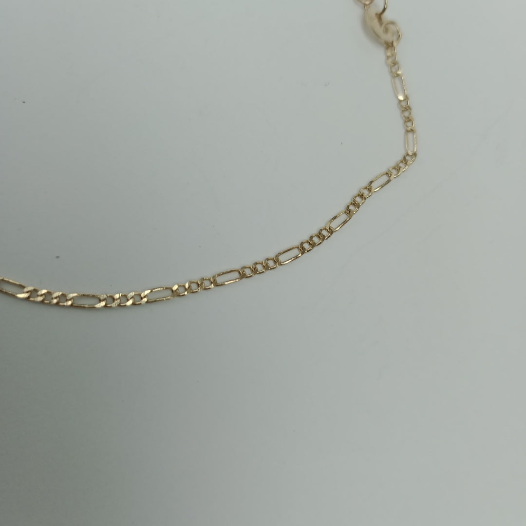 PULSERA 3X1 14K 18 CM 1 GR (NUEVO)