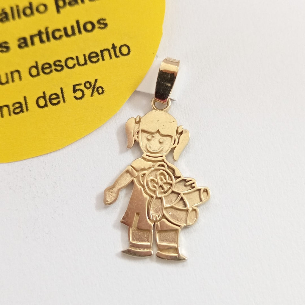 DIJE NIÑA 10K 1 GR (NUEVO)