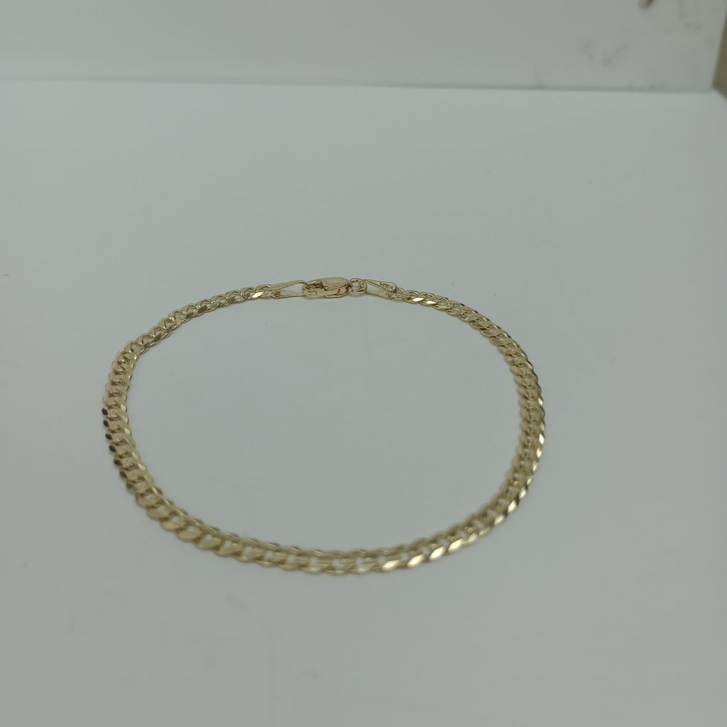 PULSERA BARBADA 14K 18 CM 3.2 GR (NUEVO)