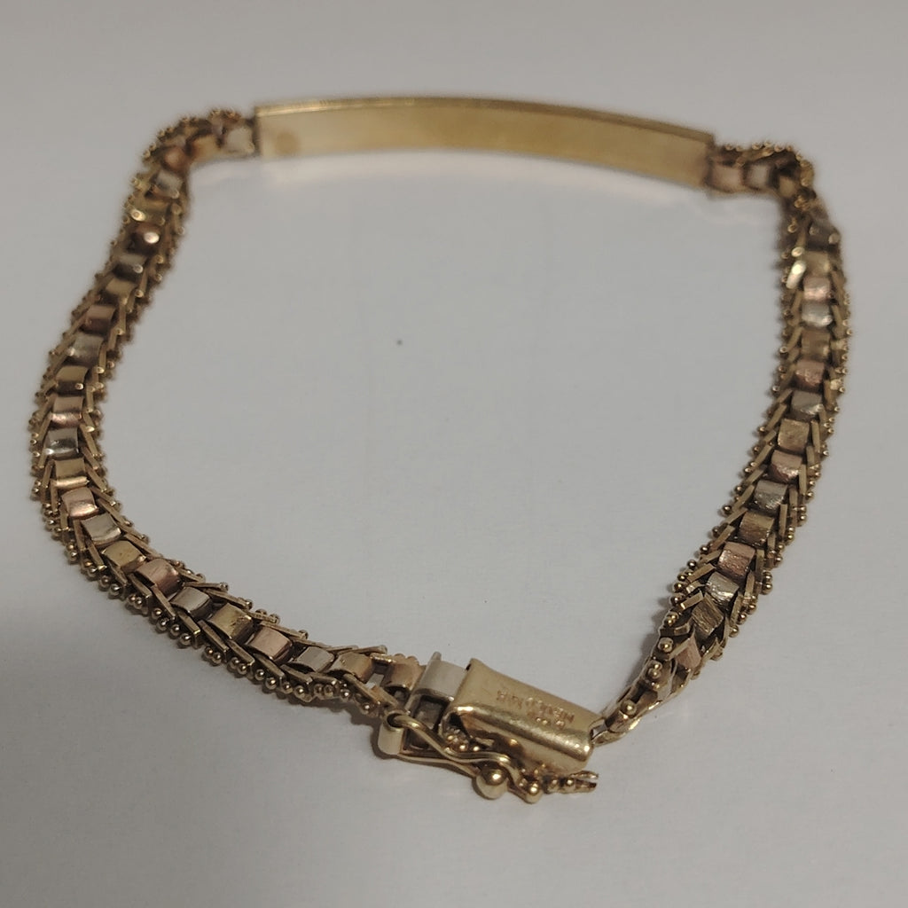 ESCLAVA ORO COMBINADO 14 K 5,20 GRMS (SEMINUEVO)