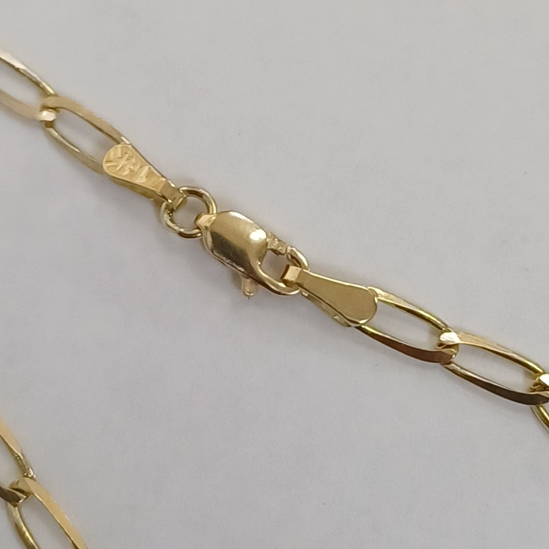 CADENA ESLABON 14K 55 CM 6.6 GR (NUEVO)