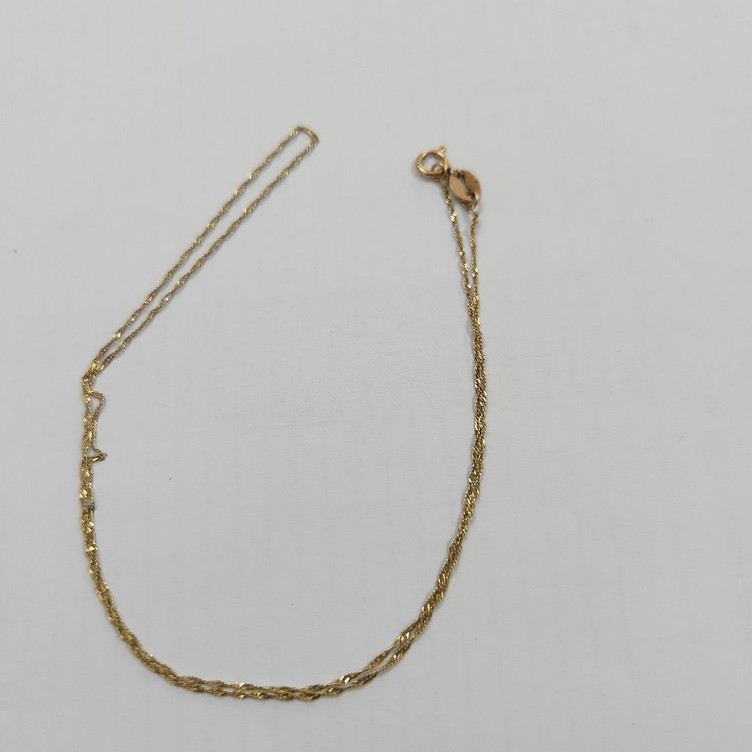 GARGANTILLA ORO 14 K 0,70 GRMS (SEMINUEVO)