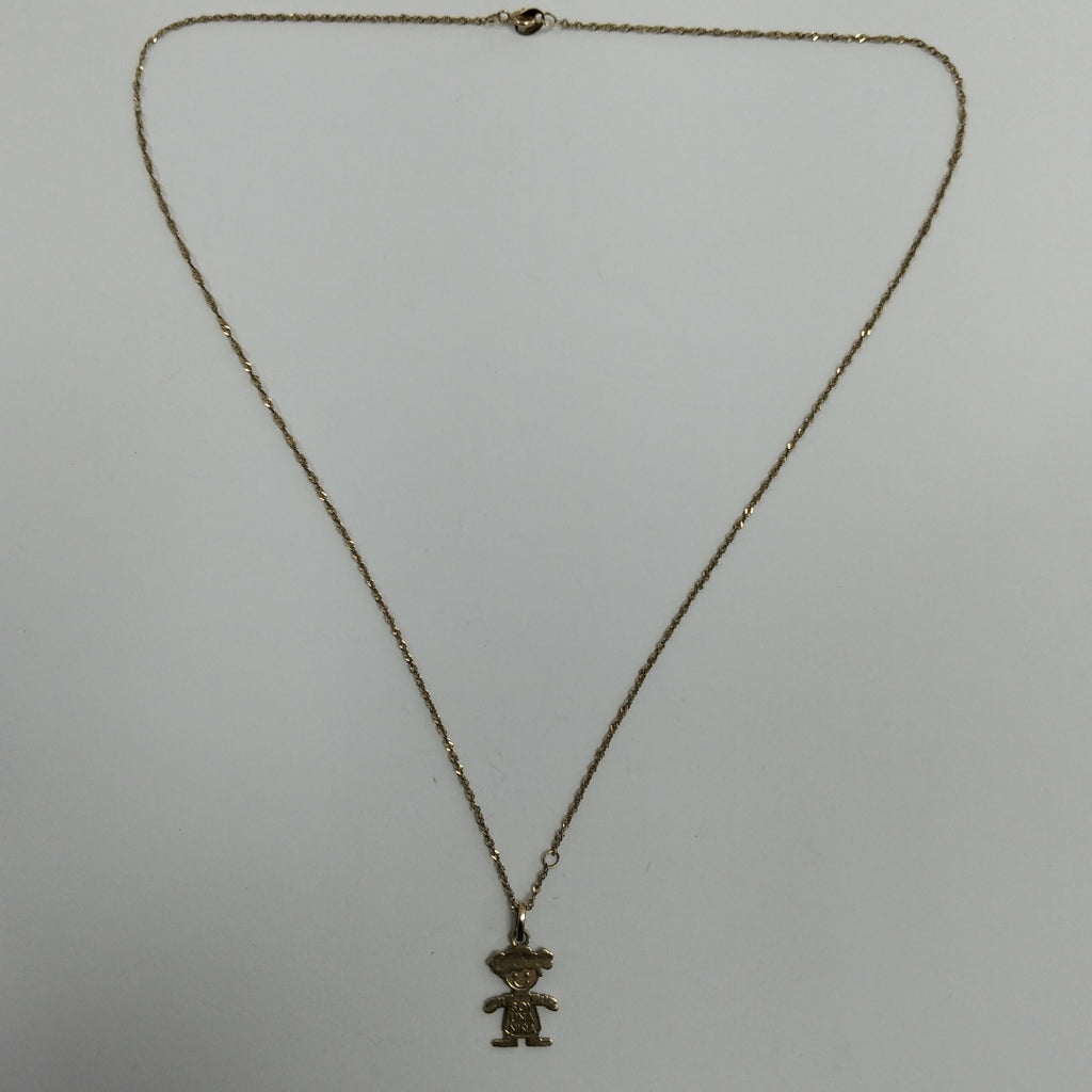 CADENA, DIJE ORO 10 K 1.7 GRMS (SEMINUEVO)
