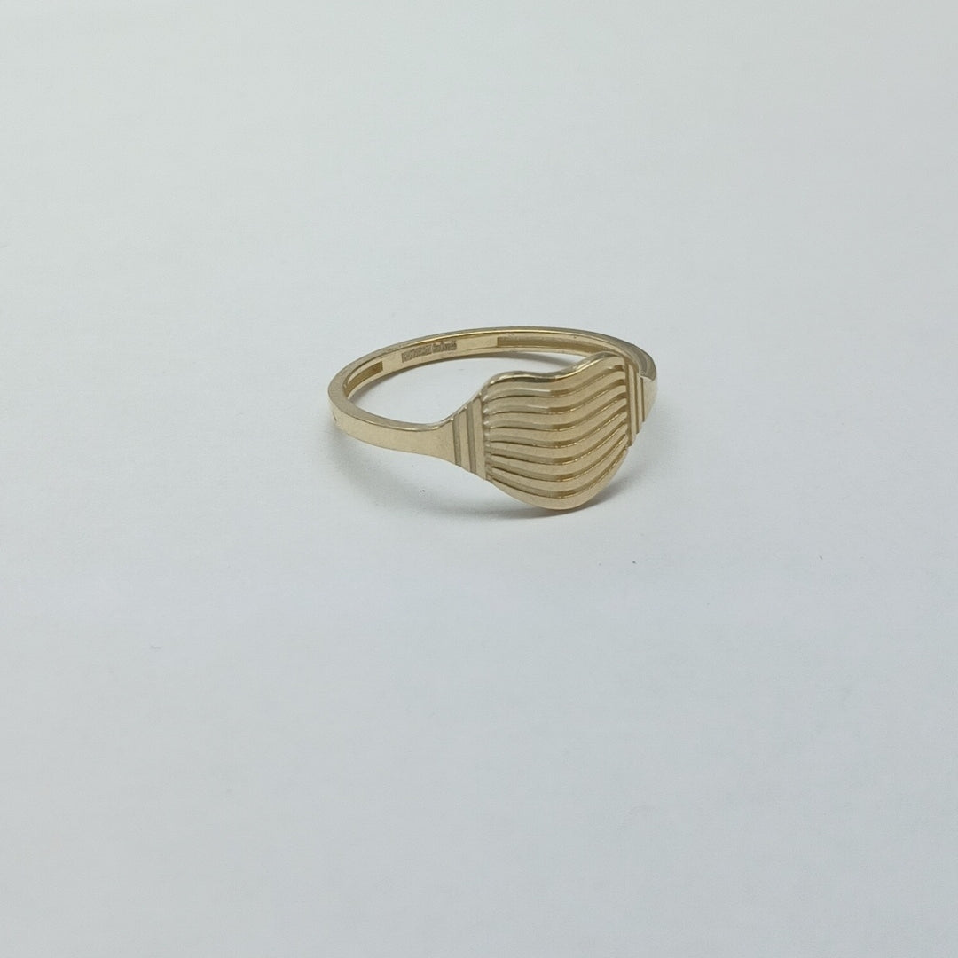 ANILLOS CORAZON 14K TALLA 8 1.8 GR (NUEVO)