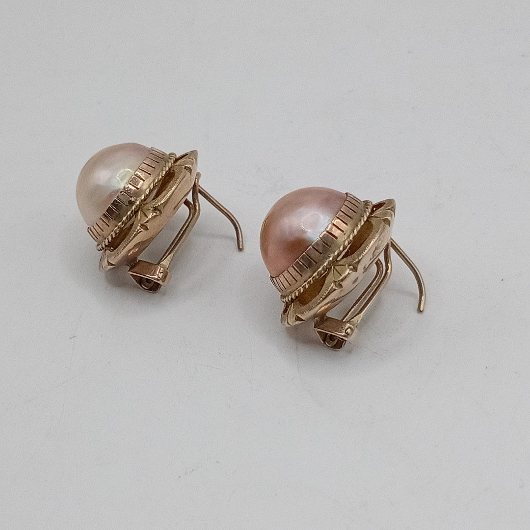ARETES PAR ORO 8 K 9 GRMS (SEMINUEVO)